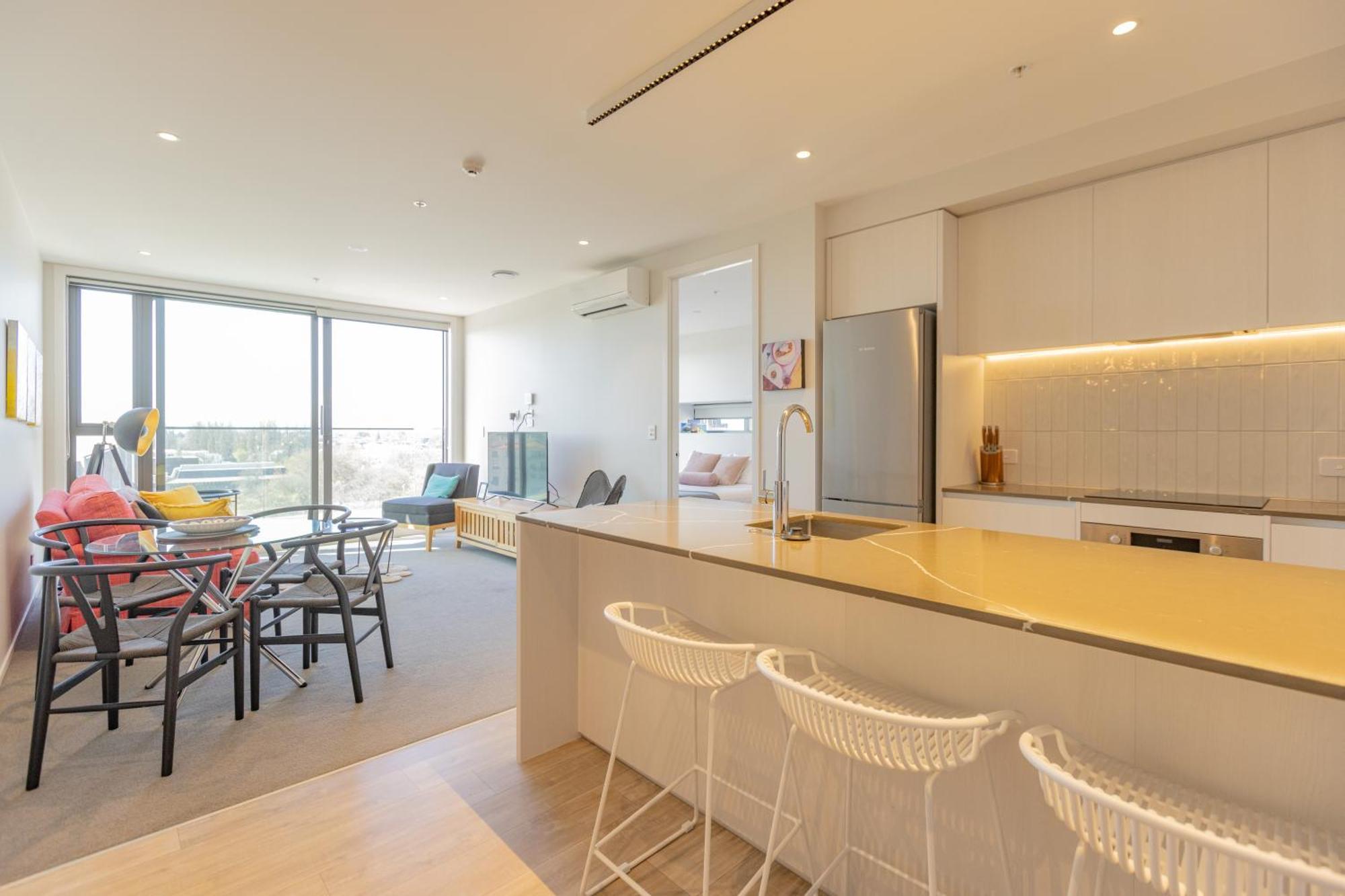 Luxury 2 Bedroom Cbd Apartment With Free Parking Christchurch Exteriér fotografie